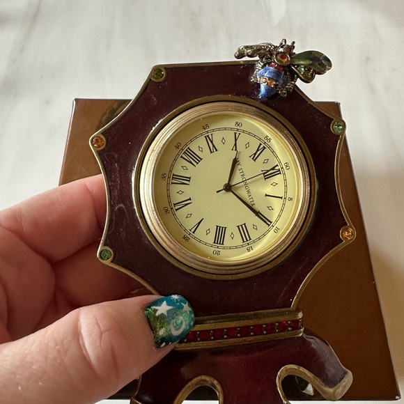 Jay Strongwater clock - Picture 3 of 3